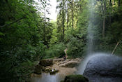 Waterval bij cache Le Templiers