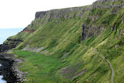 Wandelpad langs Giant's Causeway