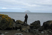 Uitzicht op Ailsa Craig 