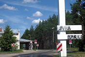   Grensovergang naar Letland  