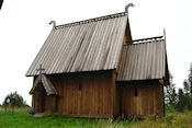 Oude stavkerk van Ekshrad    