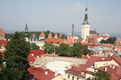  Uitzicht op Tallinn vanaf uitkijkpunt Patkuli   