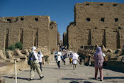 Karnak/ grote tempel van Amon, eerste pyloon