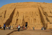 De grote tempel in Abu Simbel