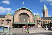   Vooraanzicht station Helsinki    