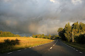   Onderweg naar Kvarndammen bij Strmsund 