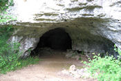  De grot waarin we de cache gingen zoeken  