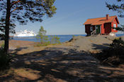   De boot vanaf Grisslehamn 