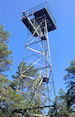    Uitzicht-/brandtoren in Naturreservat Kungshgshllar   