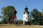   Bruksgatan i Harg - Molinska, klokkentoren bij een landhuis    