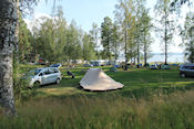   De hier nog rustige camping Ingestrand Swestrand     